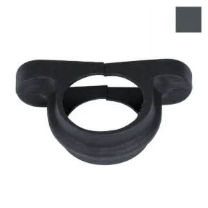 Ci 68mm Round Corner Pipe Clip Anth Grey