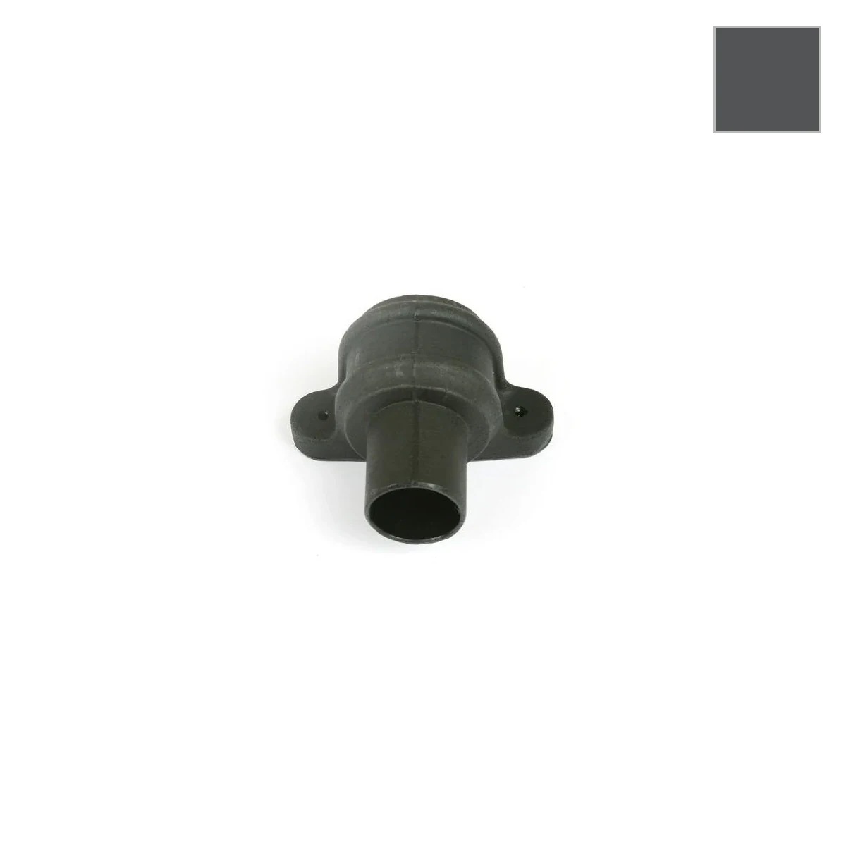 Ci Round Pipe Coupler with Lugs Graphite