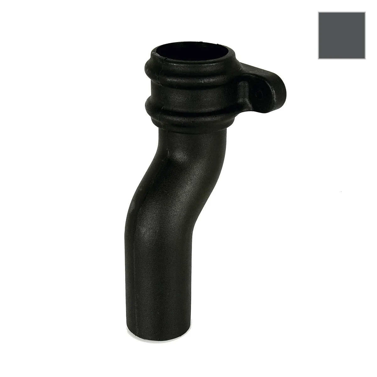 Ci Round 50mm Plinth Offset w/ Lugs Graphite