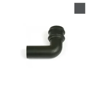 Ci Round 92.5° Pipe Bend Graphite