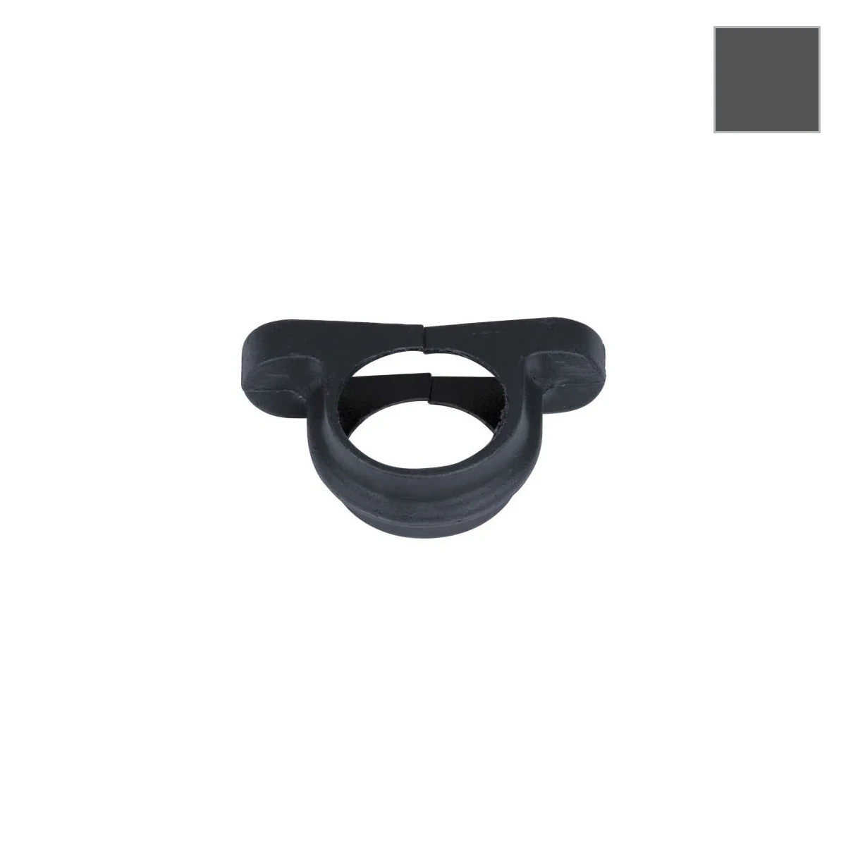 Ci Round Downpipe Clip Graphite