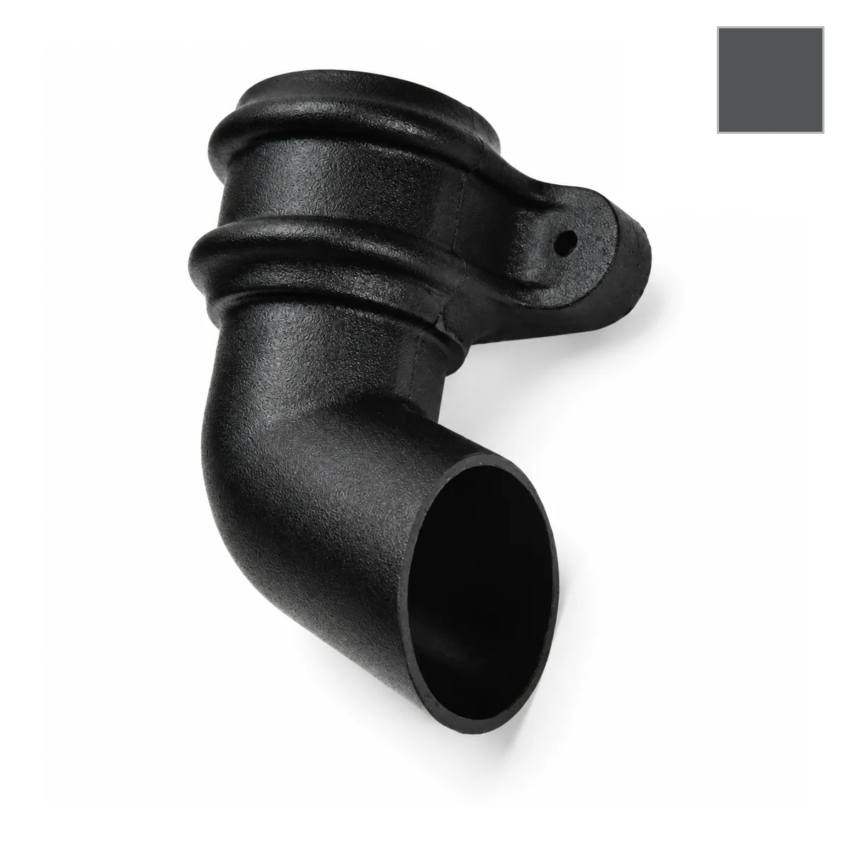 Ci 68mm Round Corner Shoe with Lugs Graphite
