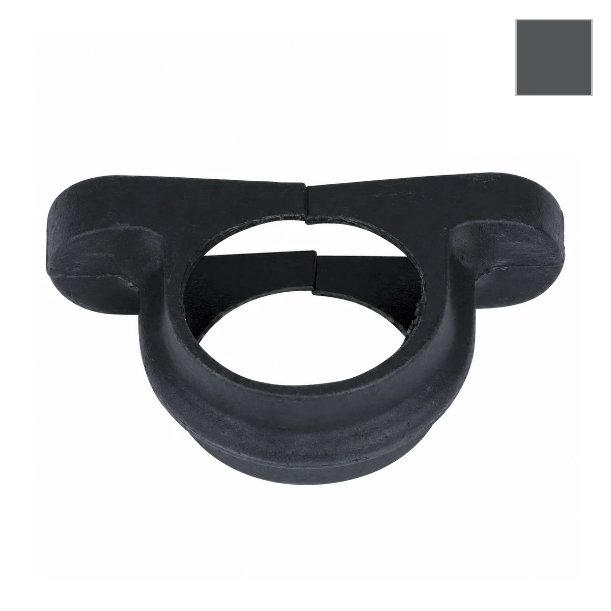 Ci 68mm Round Corner Pipe Clip Graphite