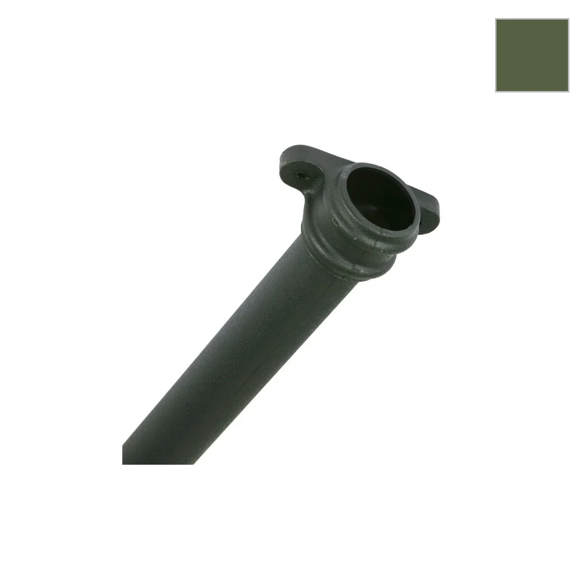 Ci 68mm Round Downpipe 1.8m Olive Grn
