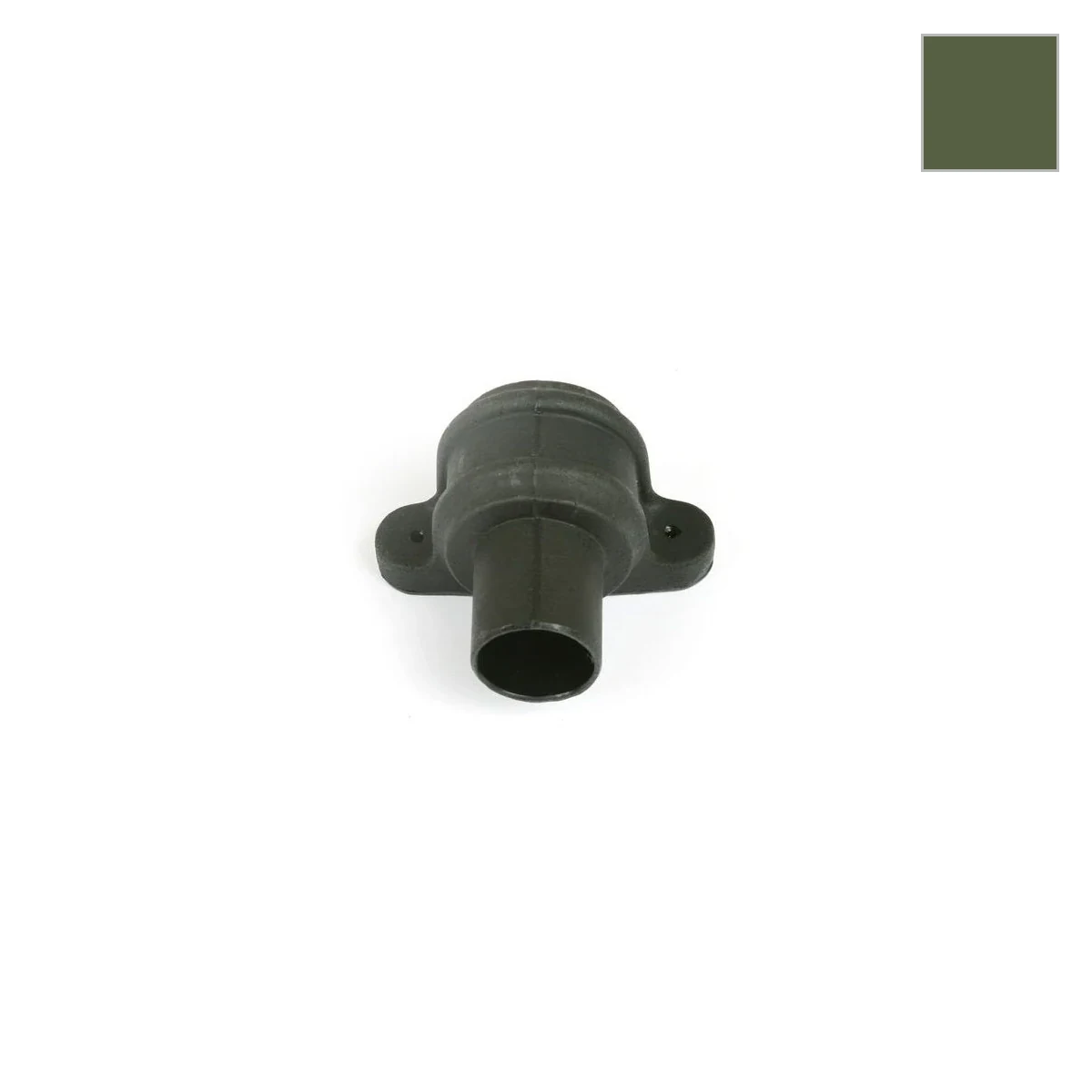 Ci Round Pipe Coupler with Lugs Olive Grn