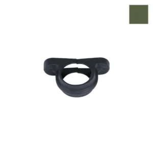 Ci Round Downpipe Clip Olive Grn