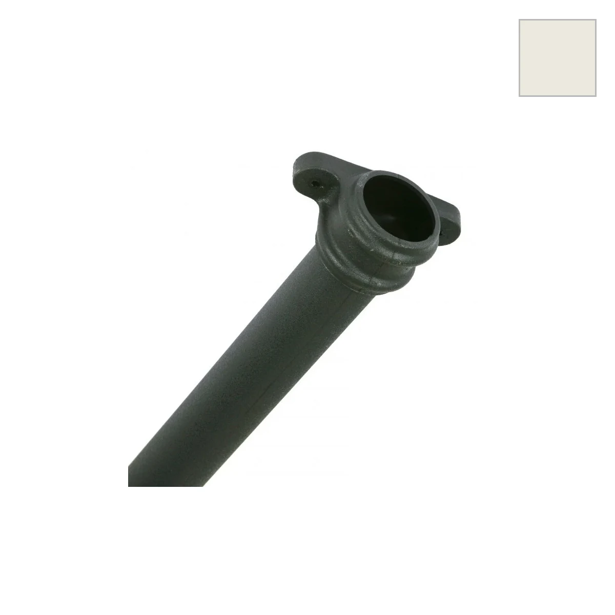Ci 68mm Round Downpipe 1.8m Porcelain