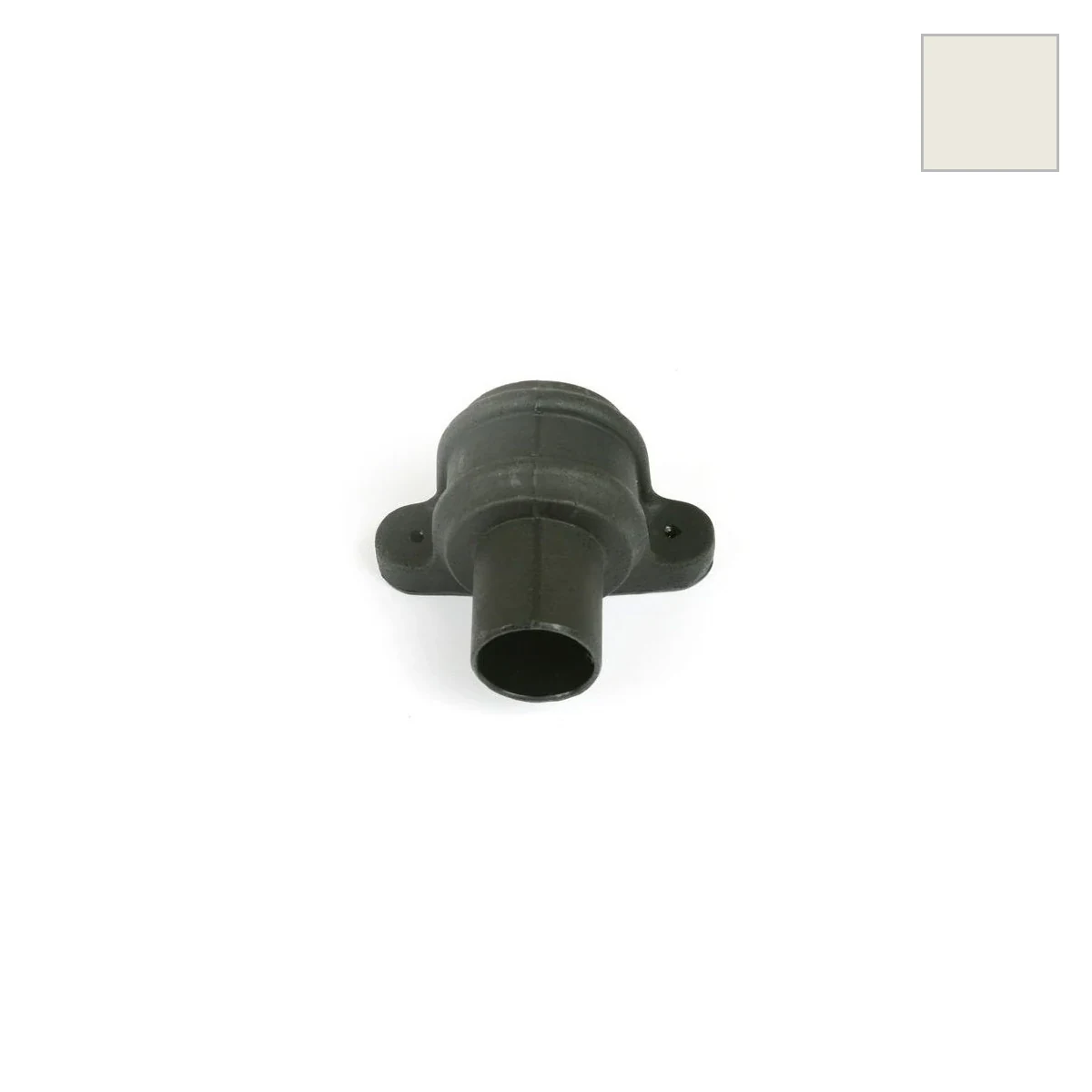 Ci Round Pipe Coupler with Lugs Porcelain