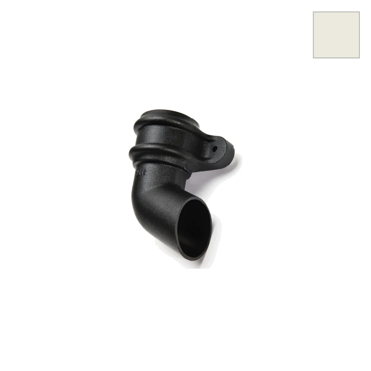 Ci Round Handed Shoe with Lugs R/H Porcelain