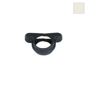 Ci Round Downpipe Clip Porcelain