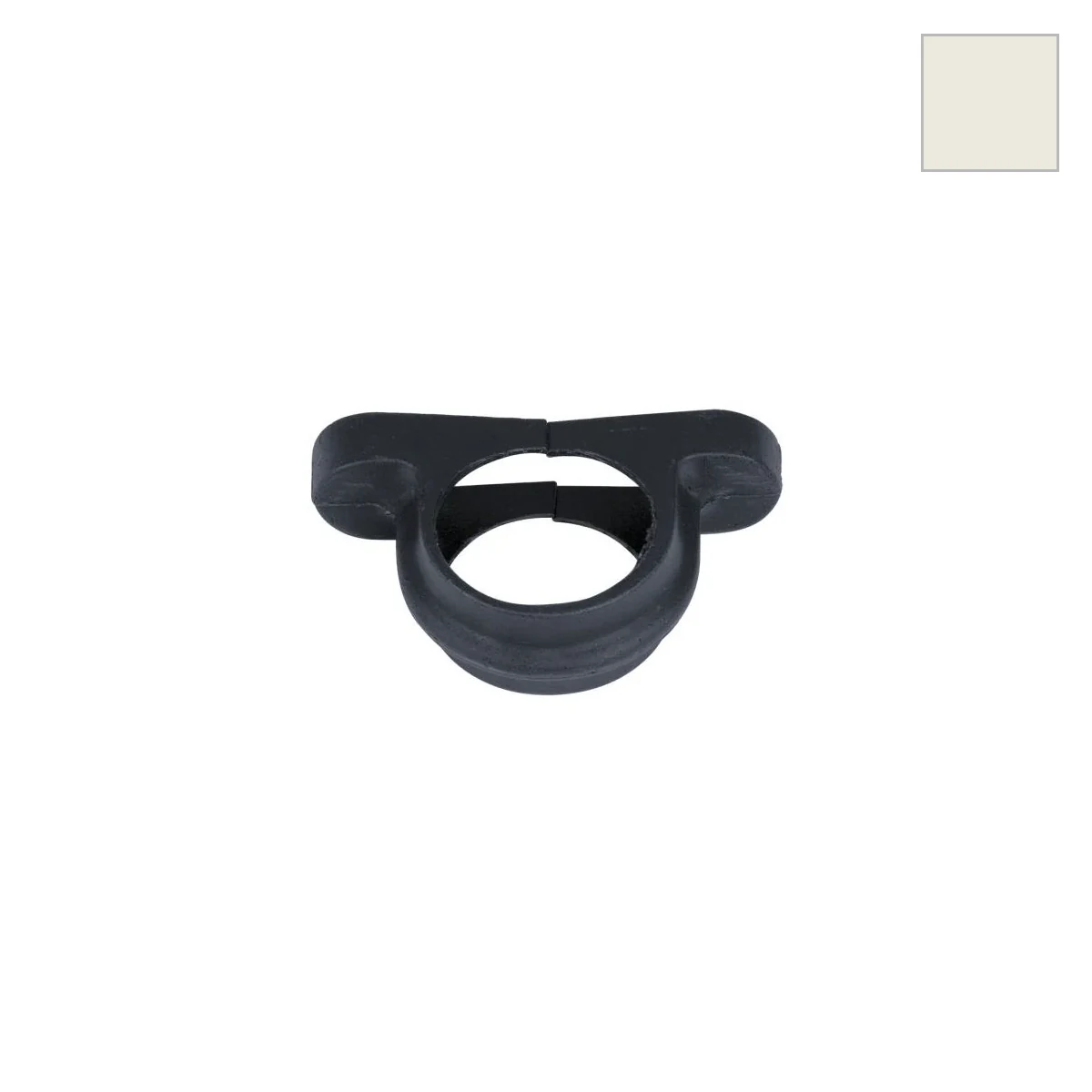 Ci Round Downpipe Clip Porcelain