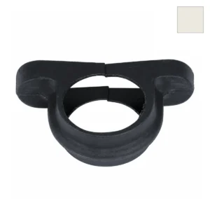 Ci 68mm Round Corner Pipe Clip Porcelain