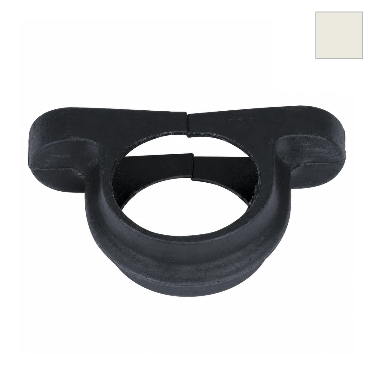 Ci 68mm Round Corner Pipe Clip Porcelain