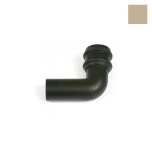Ci Round 92.5° Pipe Bend Sandstone