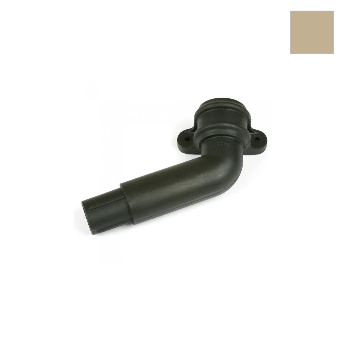 Ci Round 112.5° Spigot w/ Lugs L/H Sandstone
