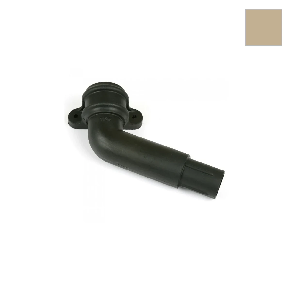 Ci Round 112.5° Spigot w/ Lugs R/H Sandstone