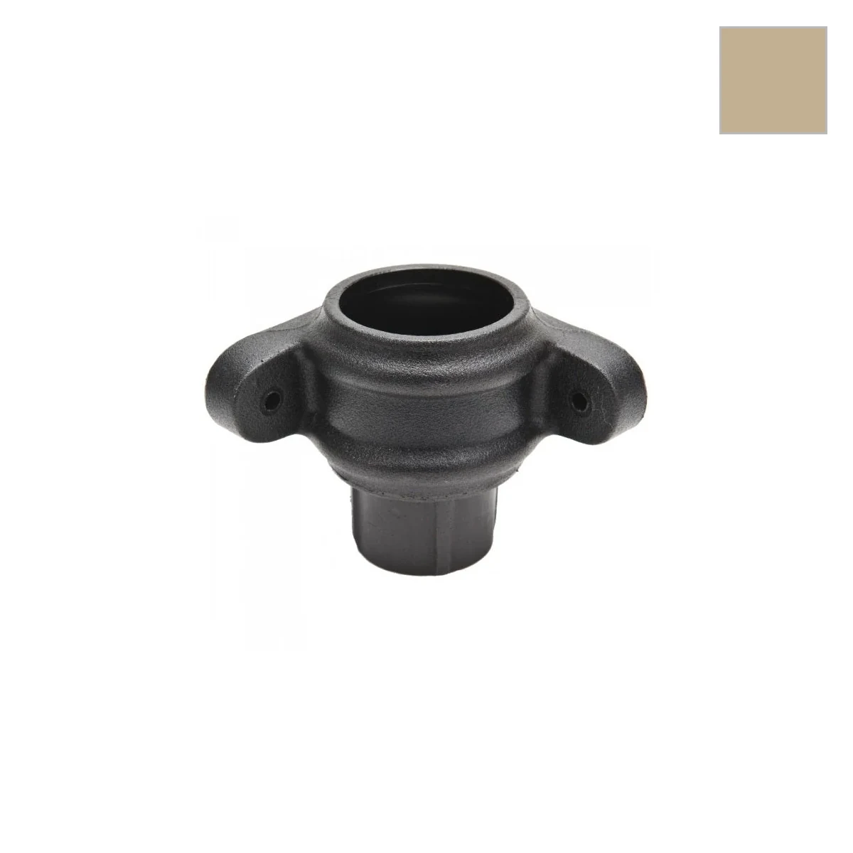 Ci 68mm Round Cornr Coupler w/ Lugs Sandstone
