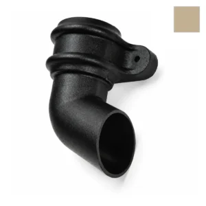 Ci 68mm Round Corner Shoe with Lugs Sandstone