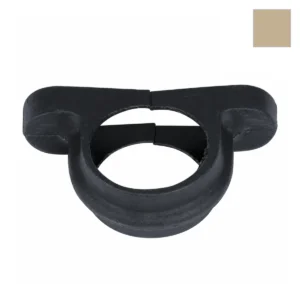 Ci 68mm Round Corner Pipe Clip Sandstone