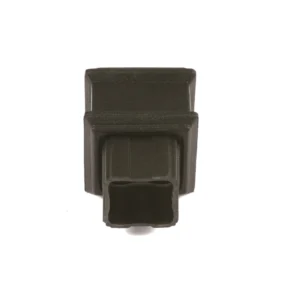 Ci Square Pipe Coupler Plain Black