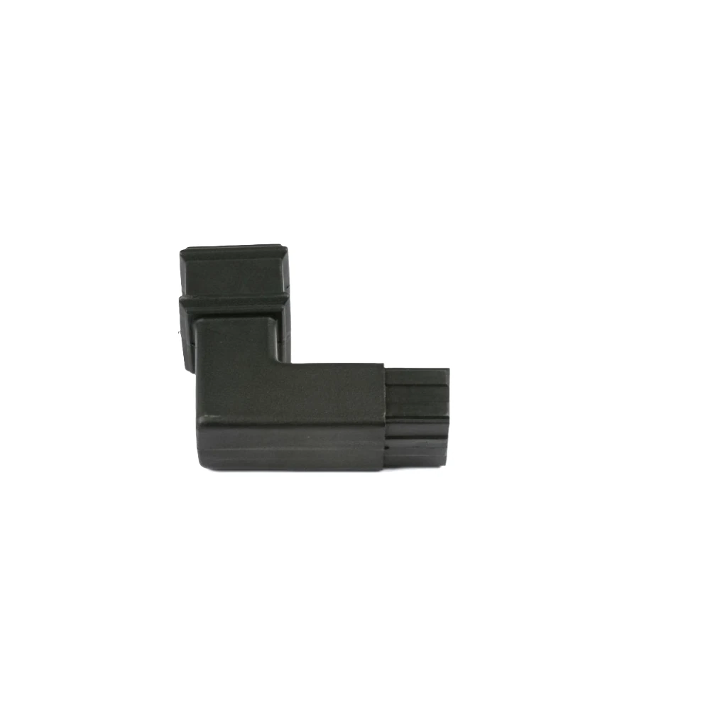 Ci Square 92.5° Spigot Bend Black