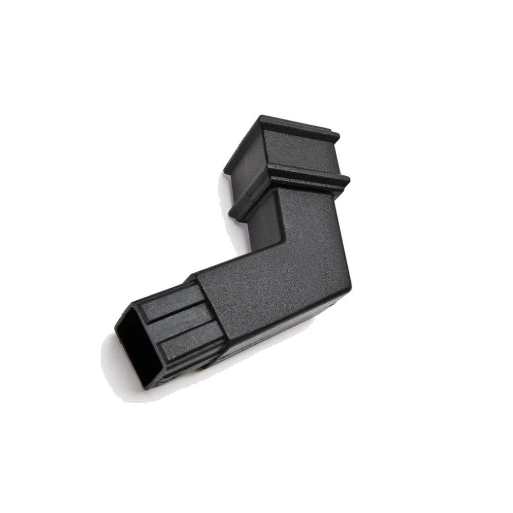Ci Square 135° Spigot Bend Black