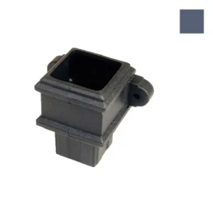 Ci Square Pipe Coupler w/ Lugs Anth Grey
