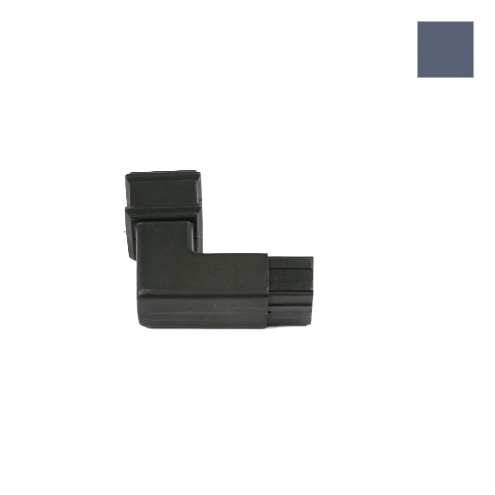 Ci Square 92.5° Spigot Bend Anth Grey