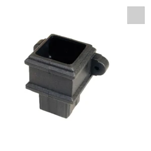 Ci Square Pipe Coupler w/ Lugs Graphite