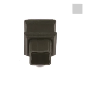 Ci Square Pipe Coupler Plain Graphite