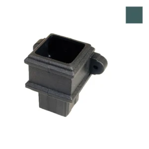 Ci Square Pipe Coupler w/ Lugs Olive Grn