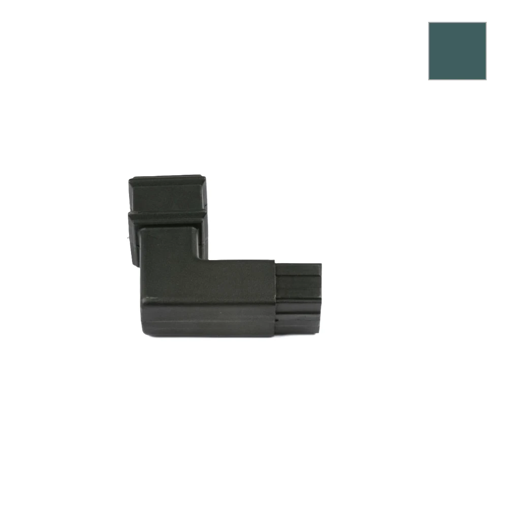 Ci Square 92.5° Spigot Bend Olive Grn