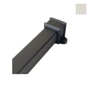 Ci Square 65mm Downpipe w/Lugs 1.8m Porcelain