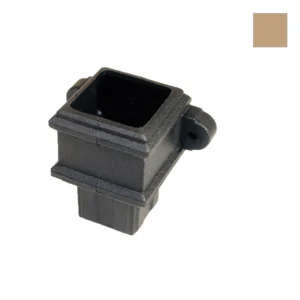 Ci Square Pipe Coupler w/ Lugs Sandstone