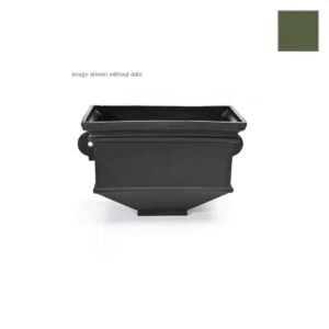 Ci Short Box Planter Dated (YYYY) Olive Grn