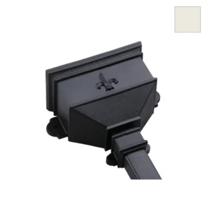Ci Small Hopper with Fleur De Lys Porcelain