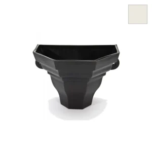 Ci Wall Planter Ogee Medium Porcelain
