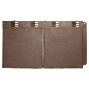 Envirotile- Slate Tile Double- Dark Brown