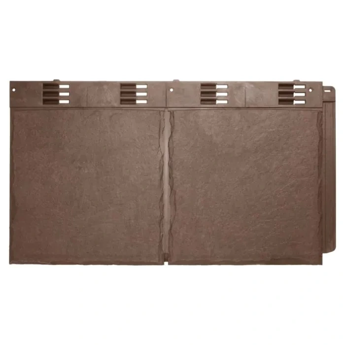 Envirotile- Slate Tile Double- Dark Brown