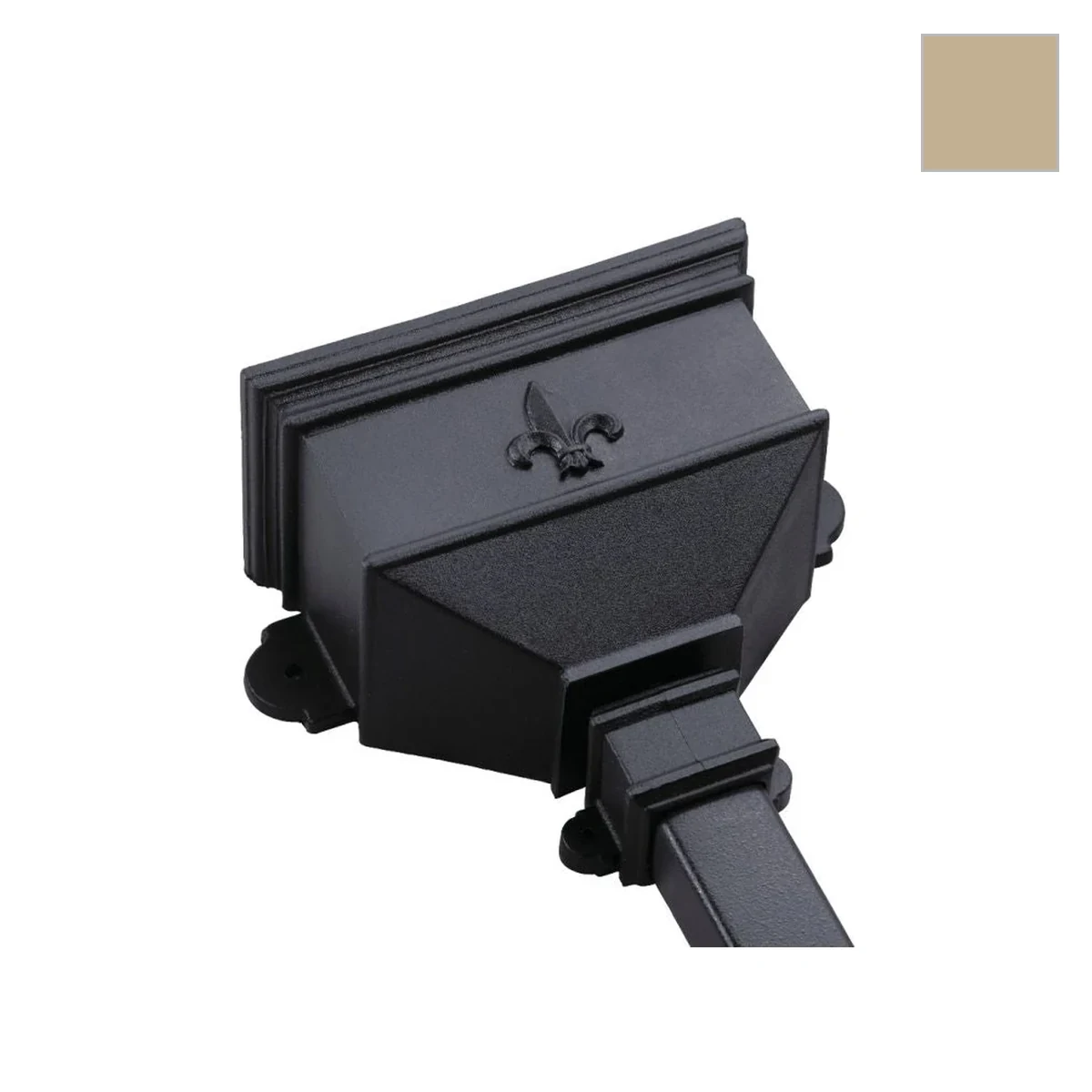 Ci Small Hopper with Fleur De Lys Sandstone
