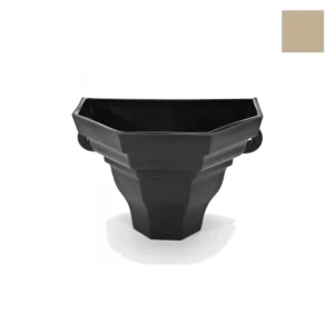 Ci Wall Planter Ogee Medium Sandstone