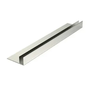 Corotherm Clickfit F-Profile Aluminium 16mm x 3m