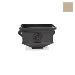 Ci Short Box Planter w/ Tudor Rose Sandstone