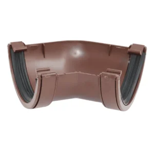 135° Half Round Gutter Angle-Brown
