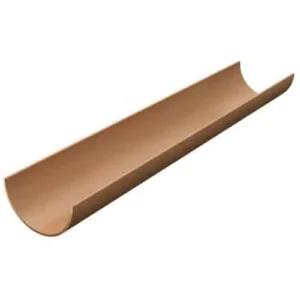 4m Half Round Gutter-Brown