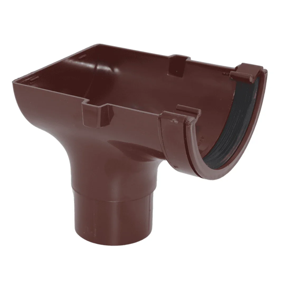 Stopend Outlet-Brown