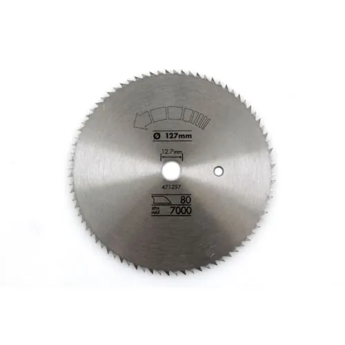 Circular Saw Blade 127 x 12.7mm x 80T Cross Cut