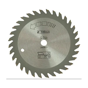 Circular Saw Blade 140 x 12.7mm x 32T Fine Cr