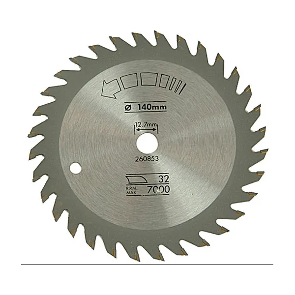 Circular Saw Blade 140 x 12.7mm x 32T Fine Cr