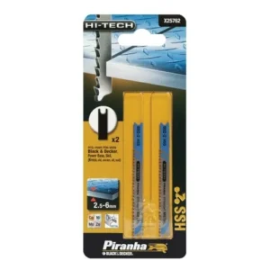X25762 Thin Metal Jigsaw Blades Pack of 2